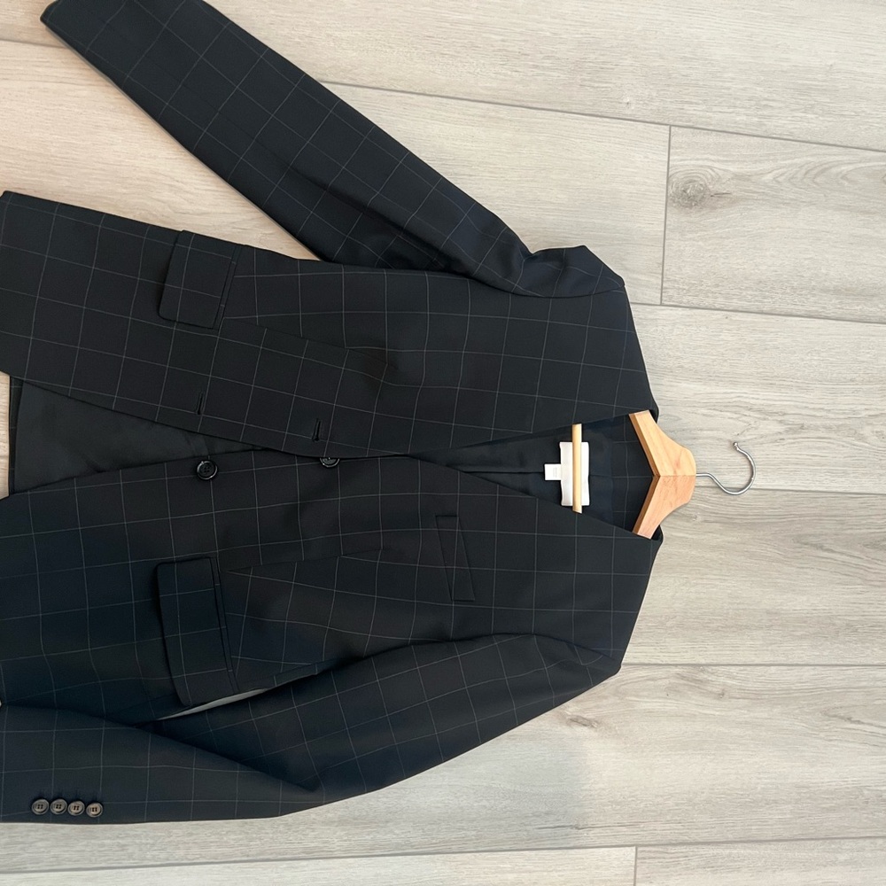 Boss Dark Checkered Blazer